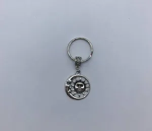 New sun and moon silver or gray dangle keychain thumbnail 16