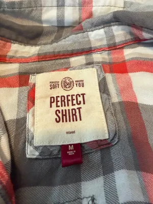 SO perfectly soft flannel button up shirt Multiple Size M thumbnail 4