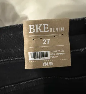 BKE Parker high rise denim shorts thumbnail 3