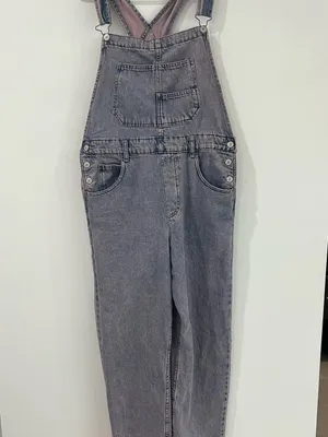 We The Free Ziggy Acid Wash Denim Overalls Y2K Relaxed Utility Jumpsuit thumbnail 2