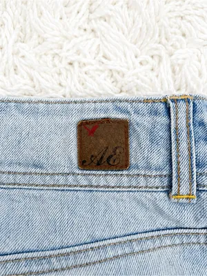 American Eagle Outfitters Light Blue Denim Mini Skirt thumbnail 6
