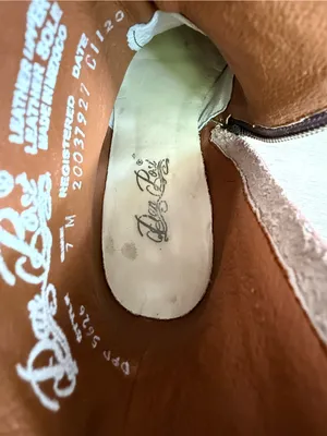 Dan Post Helena Pink Western Boho Ankle Boots Distressed Leather 7M #DPP 5626 thumbnail 11