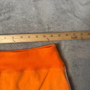 Boston Proper Terry Cloth Skort‎ Size M Orange Y2K Retro Tennis Sporty McBling thumbnail 8