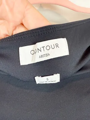 Aritzia Contour Ohara Bodysuit Black Boat Neck Size Small thumbnail 9