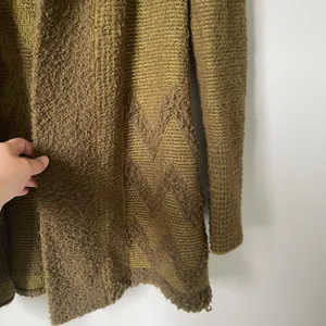 Anthropologie Angel of the North Equinox Wool Blend Cardigan Sweater Green Med. thumbnail 6