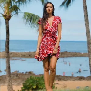 XIX Palms Louvre Party‎ Dress Red thumbnail 8