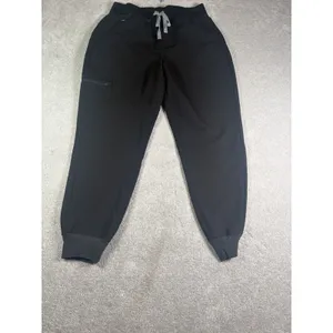 Figs Technical Collection Zamora Jogger Scrub Pants in Black Size Medium Pet thumbnail 3
