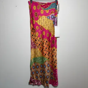 NEW $130 Never Fully Dressed Women Morocco Dorris Maxi Skirt Patchwork Celestial thumbnail 11