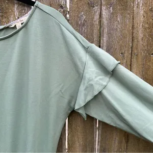 Matilda Jane Resting Day Sage Green Knit Jumpsuit XS thumbnail 4