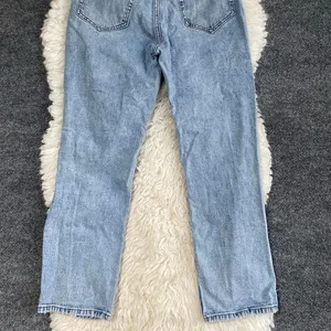 Abercrombie & Fitch Distressed Curve Love Light Wash Ultra High Rise Ankle Jeans thumbnail 8
