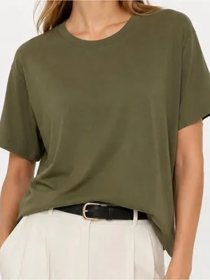 AE Boxy T-shirt Green Size XS Baggy Fit thumbnail 1