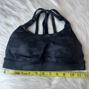 Lululemon Energy Bra Incognito Camo Multi Grey Size 4 thumbnail 7