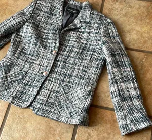 Reflections tweed blazer size 14 Pink thumbnail 3