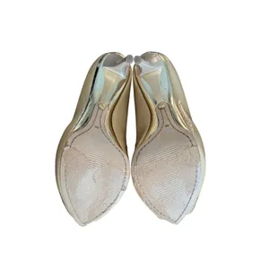 Jorge Bischoff Nude Patent Leather Peep‎ Toe Platform Stiletto Pumps Size 35 thumbnail 6