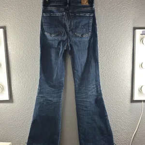 American Eagle Outfitters Super High Waisted Split Hem Flare & Wide Leg Jeans thumbnail 10