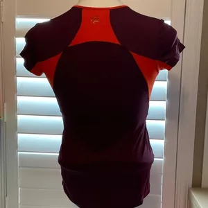Brooks Women's Maroon and Red Short Sleeve Tee thumbnail 4