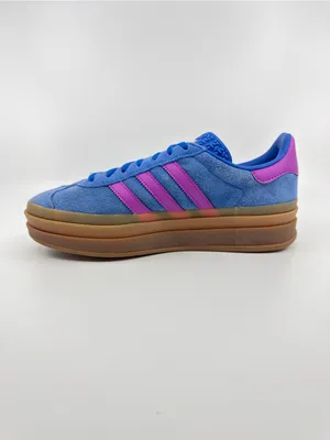 Adidas Gazelle Bold Lucid Blue/ Lucid Pink Color Way. SZ 9.5 Women’s thumbnail 4
