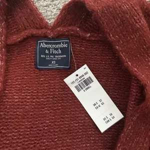 Abercrombie & Fitch Open-Front Cardigan Sweater - Rust Brown thumbnail 6