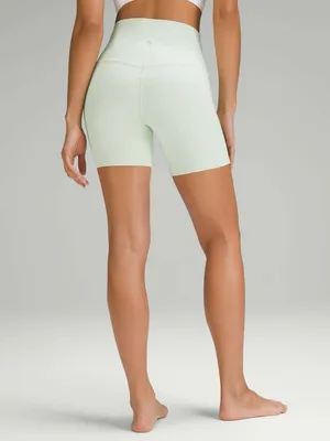 Lululemon Align High-Rise Kohlrabi Green‎ Athleisure 6” Shorts thumbnail 2
