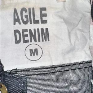 Agile denim sleeveless dark wash Denim Vest Studded Details & America detail thumbnail 6