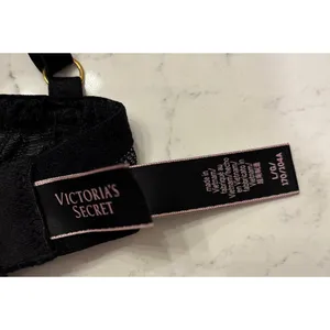 Victoria's Secret Leopard Print Lace Trim Underwire Slip Dress Black Y2K Large thumbnail 4