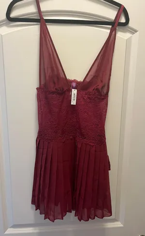 Adore Me NWT  Babydoll Set thumbnail 1