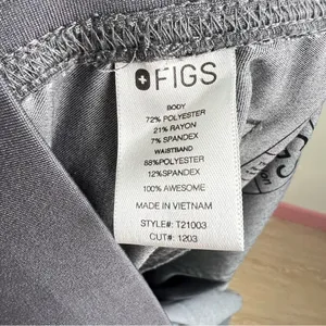 Figs Livingston Basic Scrub Pants Size XXL Graphite Style T21003 thumbnail 4