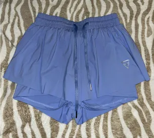 SheIn Buttery Solid Drawstring Running Athletic Shorts thumbnail 1