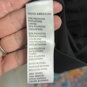 Good American Scuba 2.0 Black Blazer Size 1 Small thumbnail 8