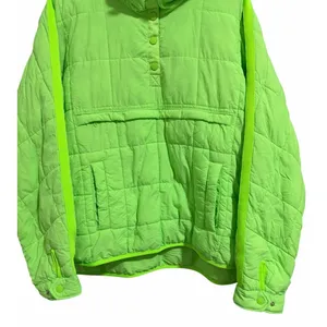 Free People Movement Pippa Packable Pullover Puffer Neon Lime Glow Women's Large thumbnail 5