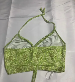 Lime Crop top.  Size 2 thumbnail 4
