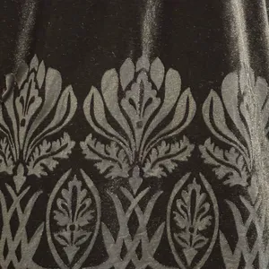The Limited Peony Burnout oylong black velvet embroidered tunic style blouse top thumbnail 6