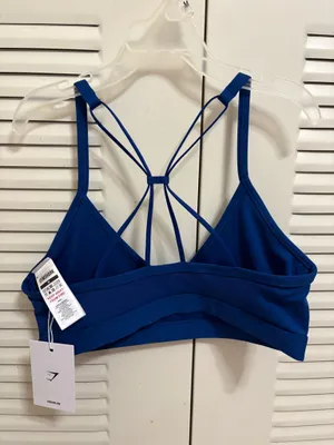 gymshark ruched strappy sports bra thumbnail 5