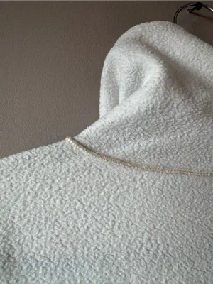 Urban Outfitters Out From Under Women’s Half Snap High Neck White Fleece Small thumbnail 8
