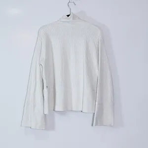 Lululemon Women's Retreat Yourself Textured Knit Pullover Hoodie Sweater Ivory thumbnail 3