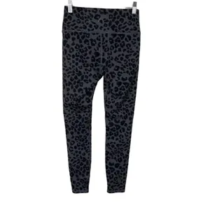 Varley Century‎ Dark Gray Cheetah Leggings Size Small thumbnail 4