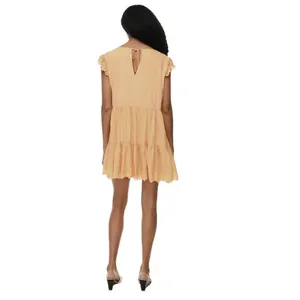 Aritzia Wilfred sidonie apricot peach dress Medium thumbnail 4