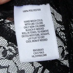 Chelsea28 Womens Lace Sheer Top Size S Black Flutter Sleeve Whimsigoth Witchy‎ thumbnail 6