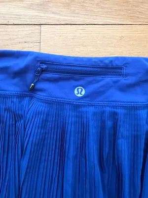 Lululemon Blue Pleat to Street III Pleated Athletic Skirt Size 8 thumbnail 5