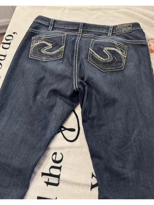 Silver Jeans Tuesday 16 1/2 Bootcut Women's Denim Jeans Size W22 L33 thumbnail 3