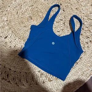 lululemon Align Tank Top Light Support casual workout active $70 nwot blue thumbnail 5