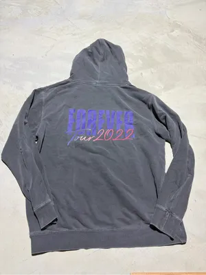 Big Time Rush forever tour 2022 Graphic Hoodie gray large thumbnail 8
