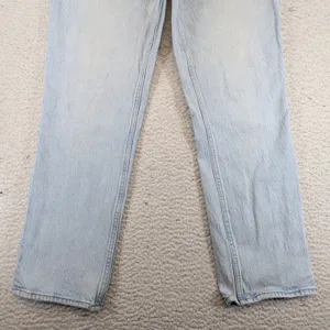Abercrombie Fitch Curve Love 90s Straight Ultra High Rise Light Wash Jeans 26/2S thumbnail 4