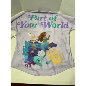 Disney Parks "The Little Mermaid" "Part of Your World" Spirit Jersey Size S NWT thumbnail 4