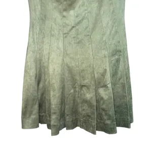 En Saison Delphine Faux Suede Pleated Fit and Flare Mini Dress‎ Size Small Fall thumbnail 4