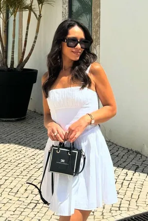 ZARA Embroidered Dress thumbnail 1