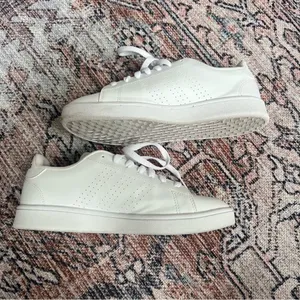 Adidas GRAND COURT 2.0 SHOES in White Size 8 Black Logo thumbnail 10