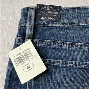 Lucky Brand Blue Wide Leg Crop Jeans thumbnail 9