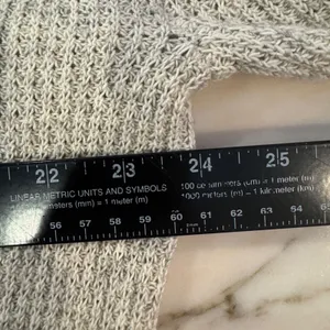 Loft Sweater Women's L Beige Marled Pullover Round Neck Rolled Hem Oversized thumbnail 6