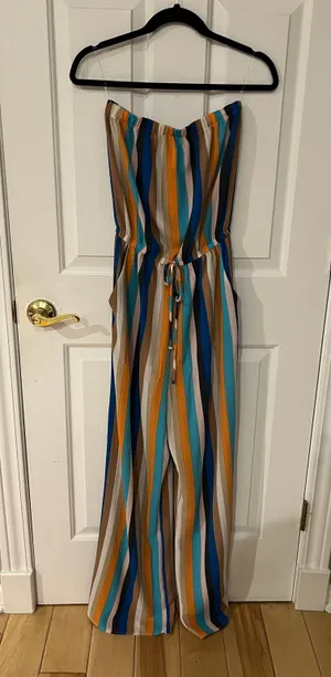 Strapless Jumpsuit Size M thumbnail 1